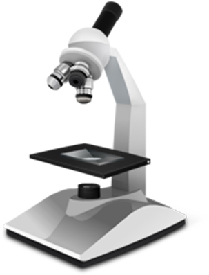 Modern Laboratory Microscope PNG Image