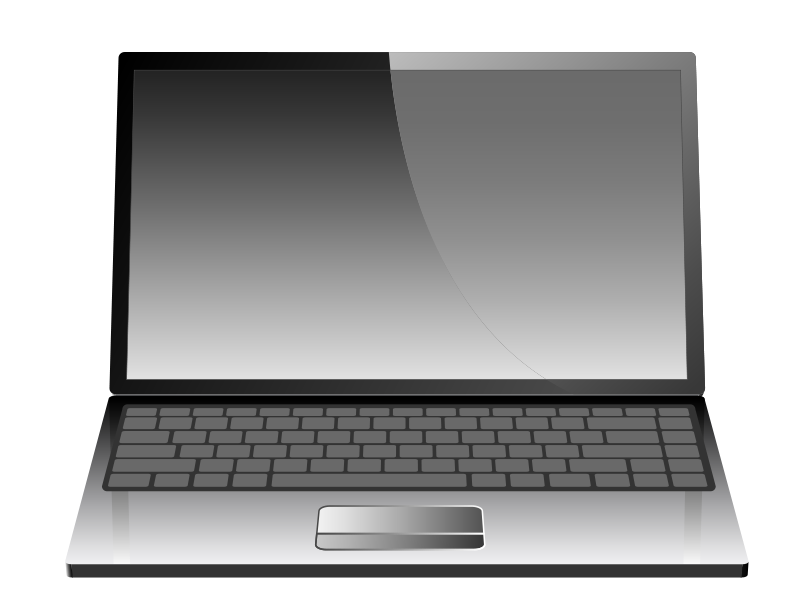 Modern Laptop Vector Illustration PNG Image