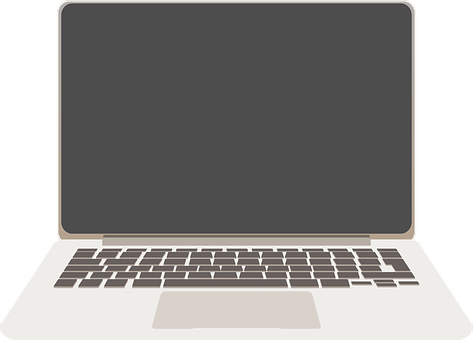 Modern Laptop Vector Illustration PNG Image