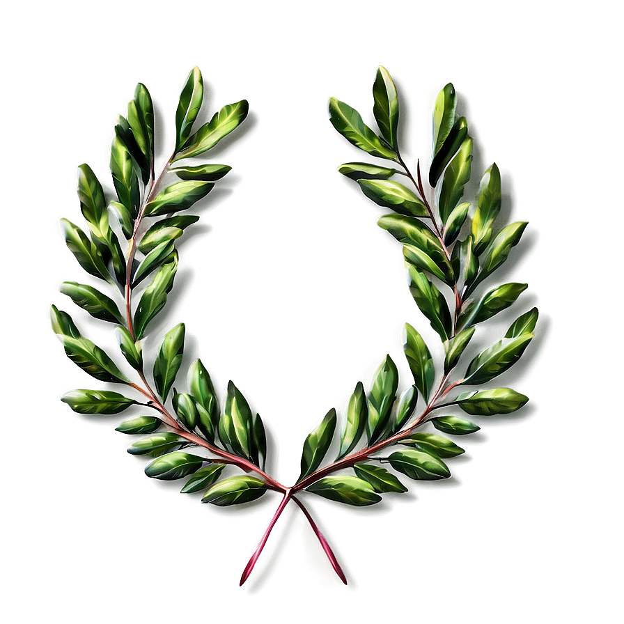 Modern Laurel Wreath Png 06262024 PNG Image