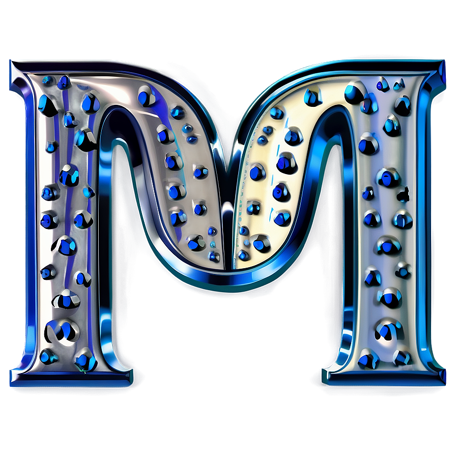 Modern Letter M Png 06112024 PNG Image