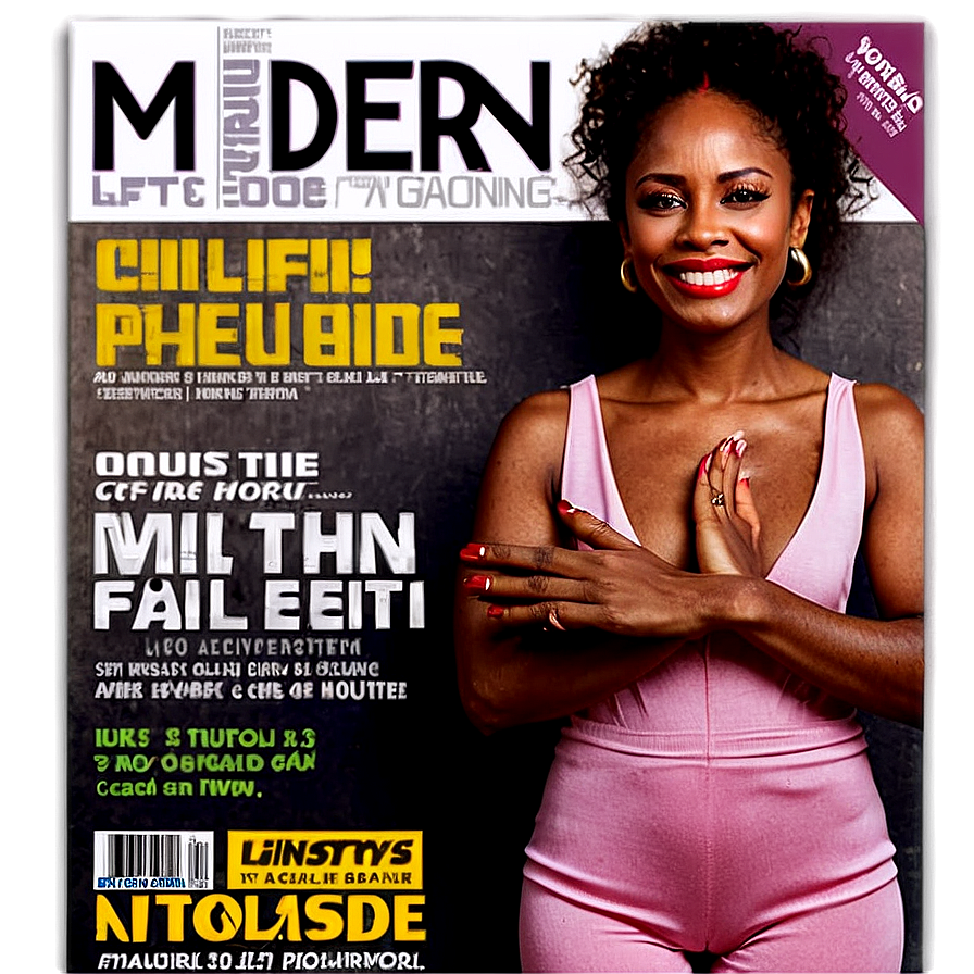 Modern Lifestyle Magazine Png Bic PNG Image