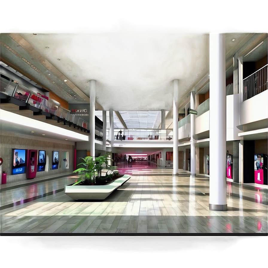 Modern Mall Interior Png 5 PNG Image