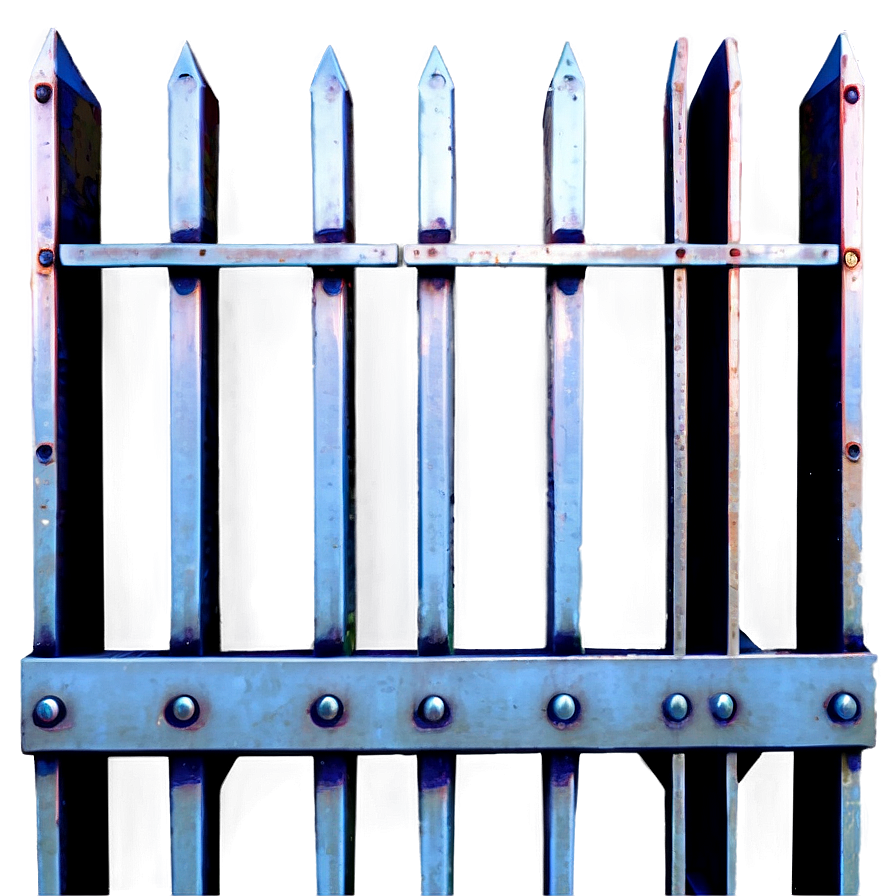 Modern Metal Fence Png Xje57 PNG Image