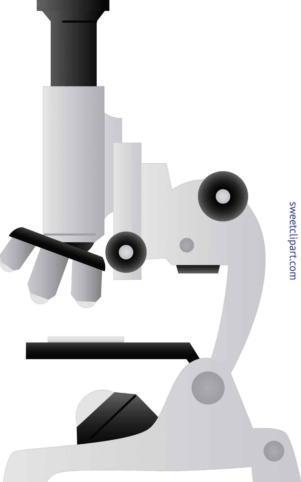 Modern Microscope Vector Illustration PNG Image