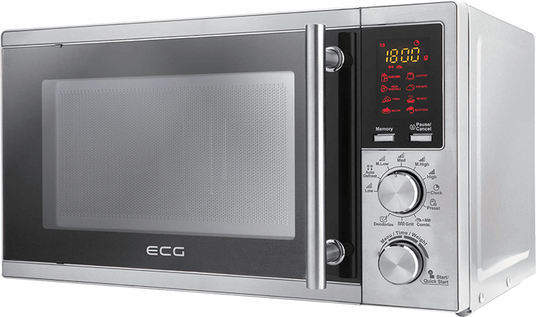 Modern Microwave Oven E C G Brand PNG Image