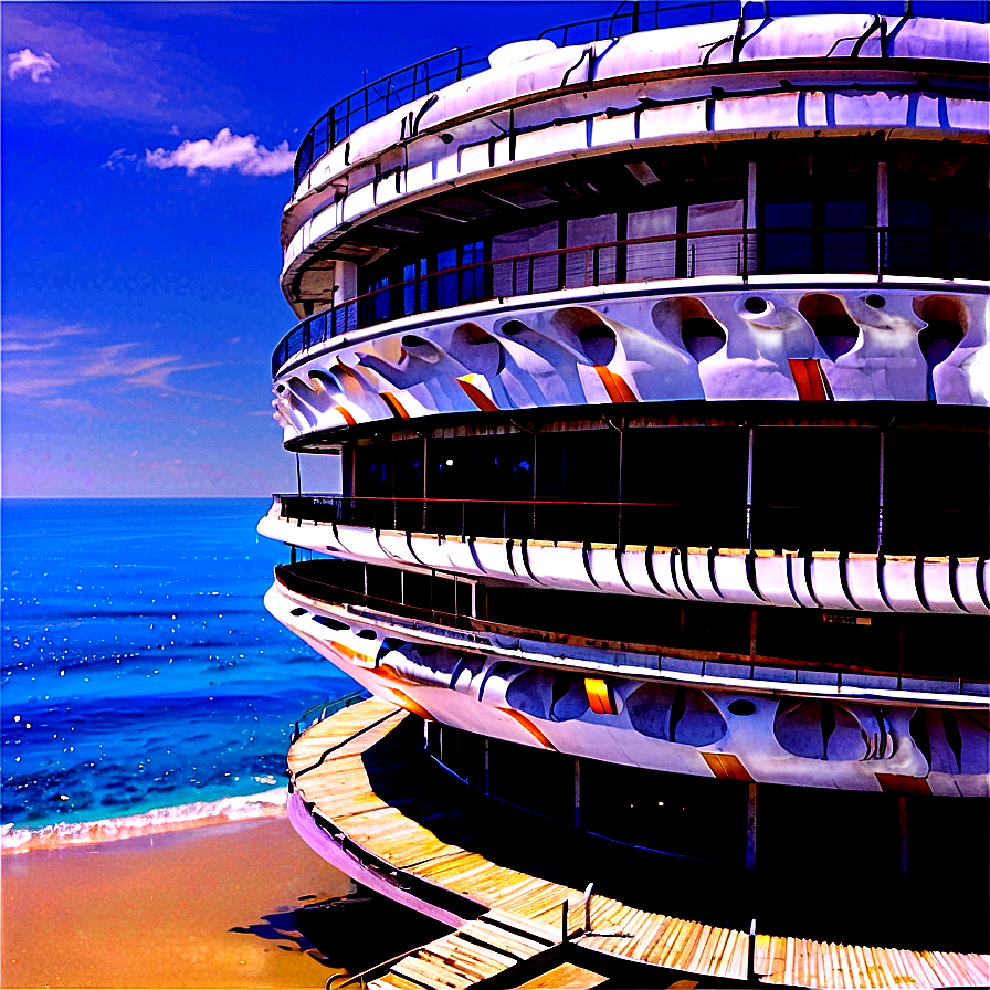 Modern_ Oceanside_ Architecture PNG Image