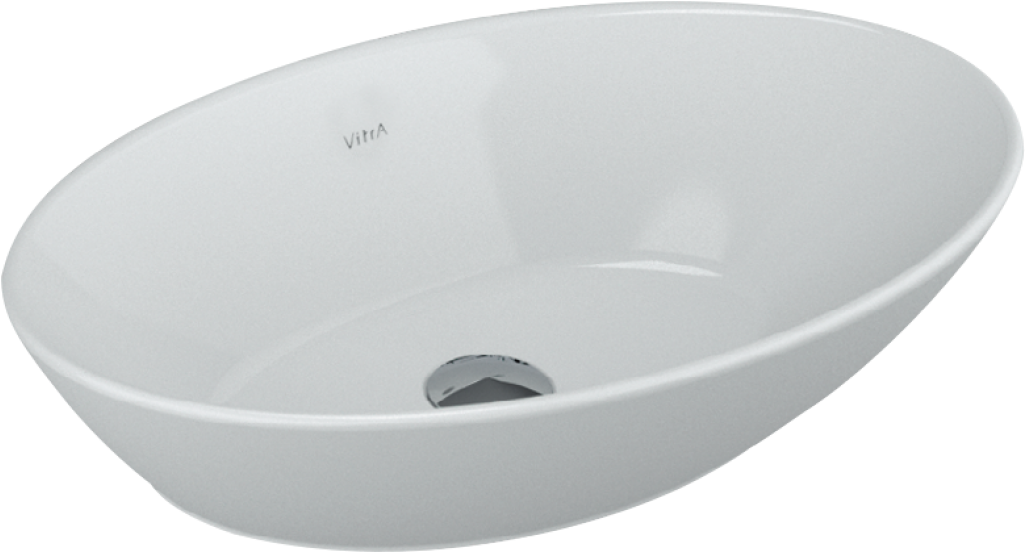 Modern Oval Bathroom Sink PNG Image