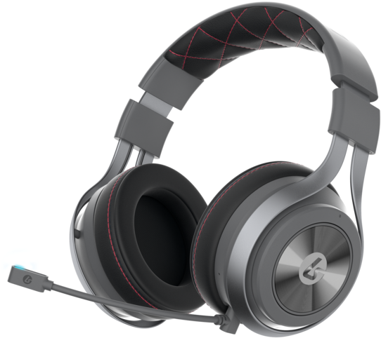 Modern Over Ear Headphoneswith Microphone PNG Image