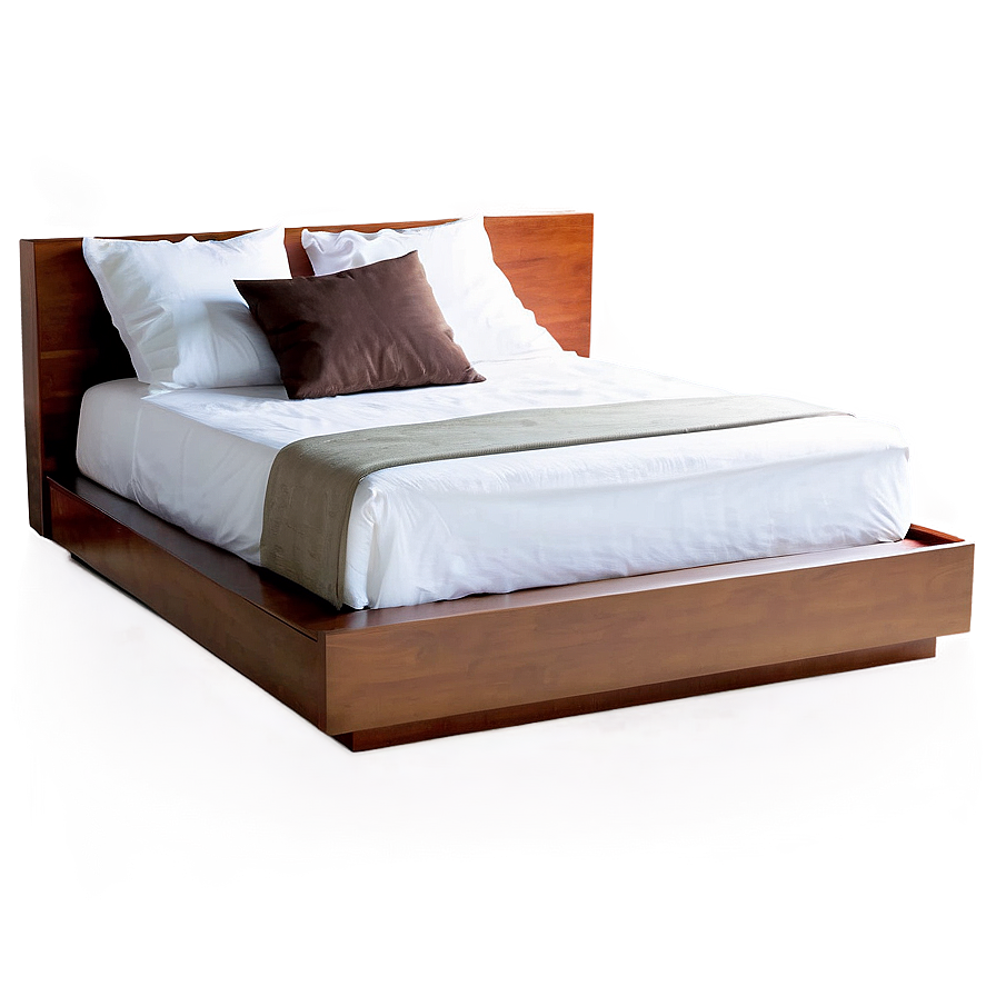 Modern Platform Bed Png Iqk31 PNG Image