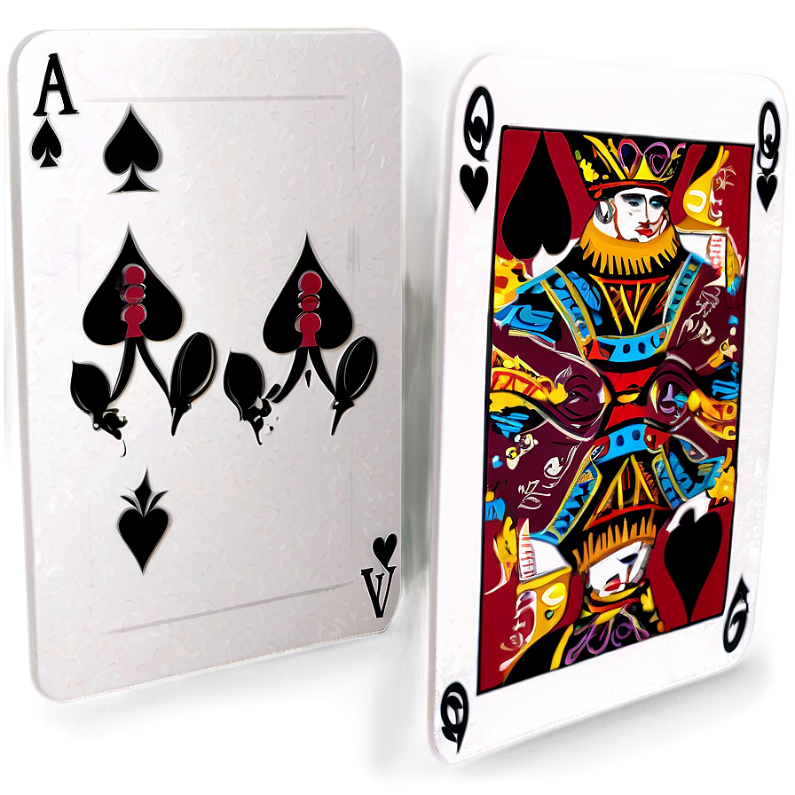 Modern Playing Card Illustration Png 60 PNG Image