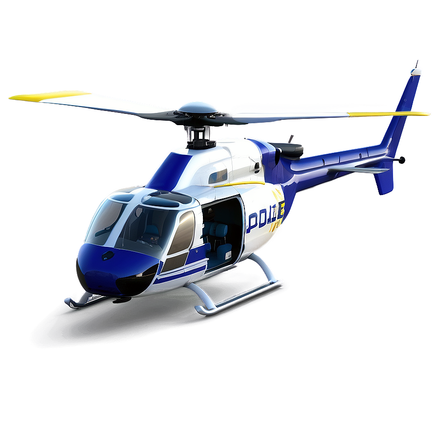 Modern Police Helicopter Png 17 PNG Image