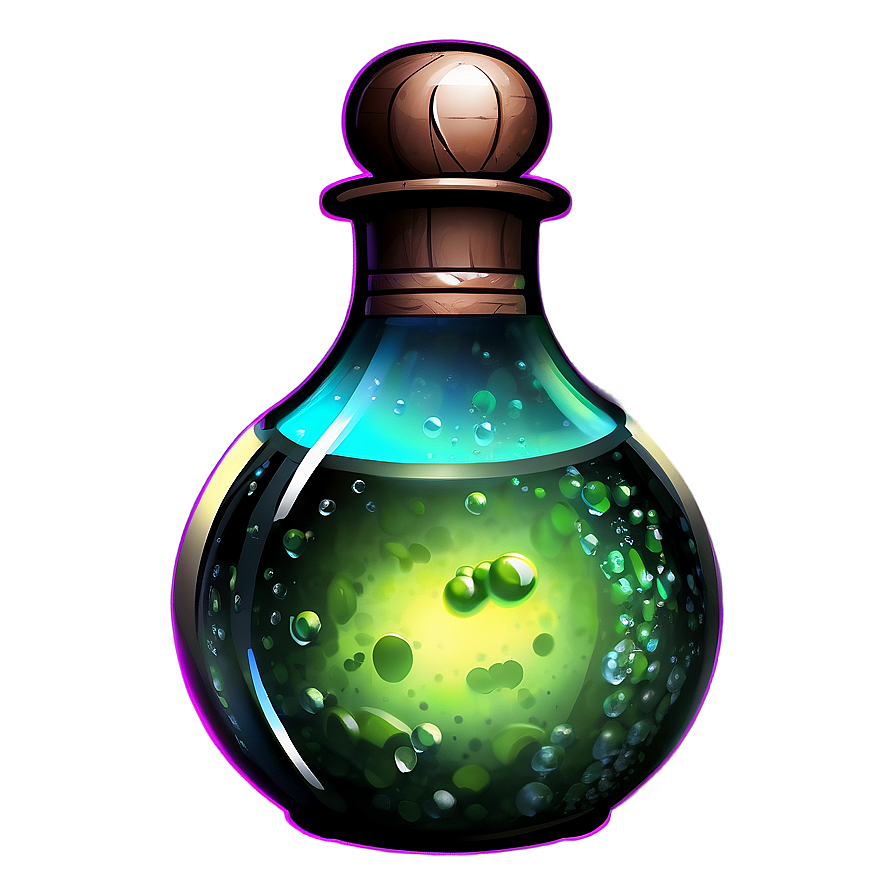 Modern Potion Bottle Png Lgn50 PNG Image