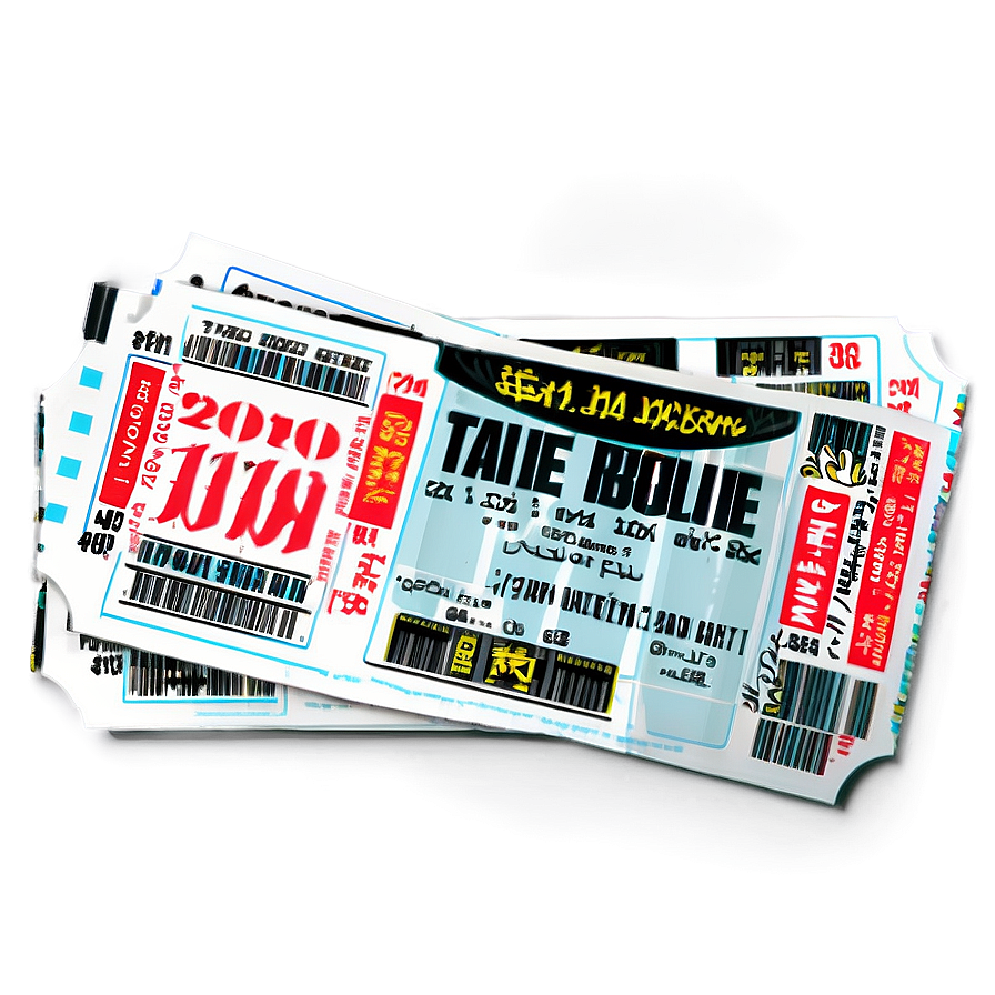 Modern Raffle Ticket Png 63 PNG Image