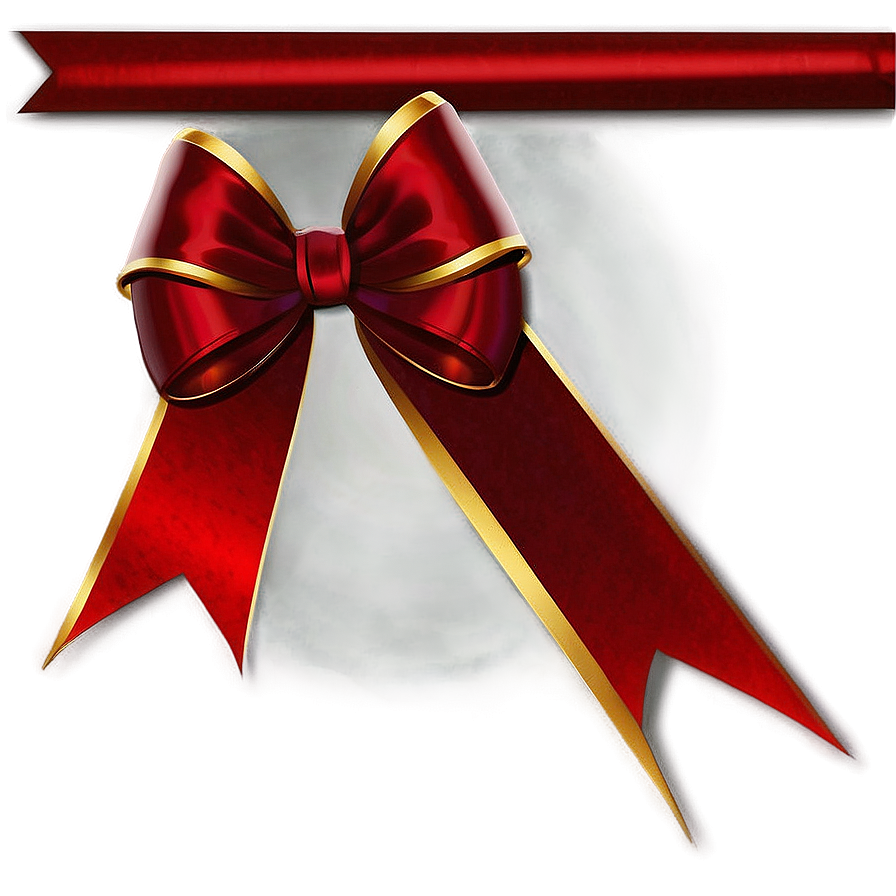 Modern Red Bow Png 05252024 PNG Image