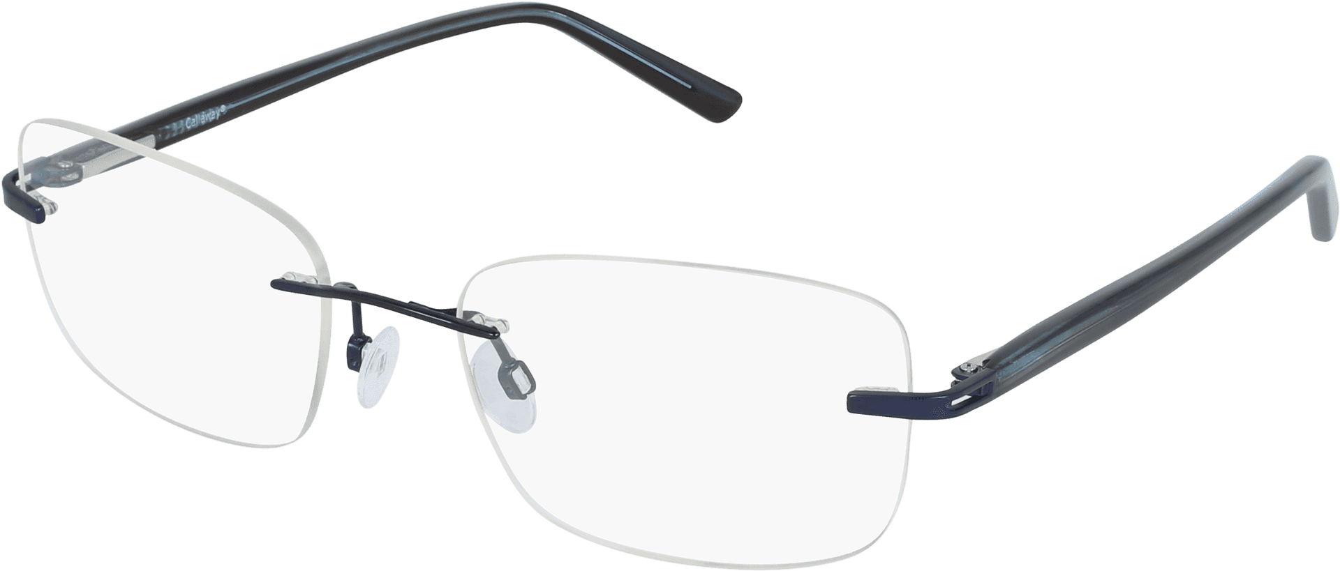 Modern Rimless Eyeglasses PNG Image