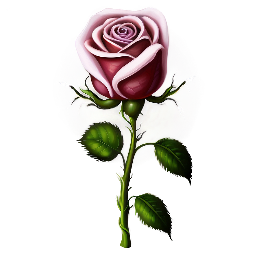 Modern Rose Tattoo Creation Png 05252024 PNG Image