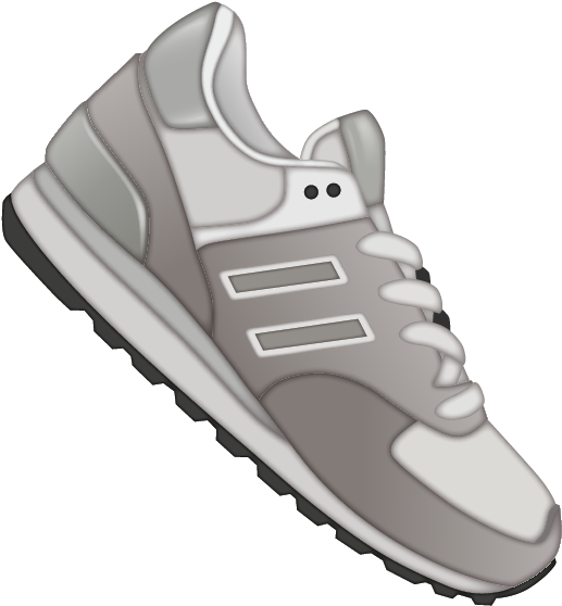 Modern Running Shoe Icon PNG Image