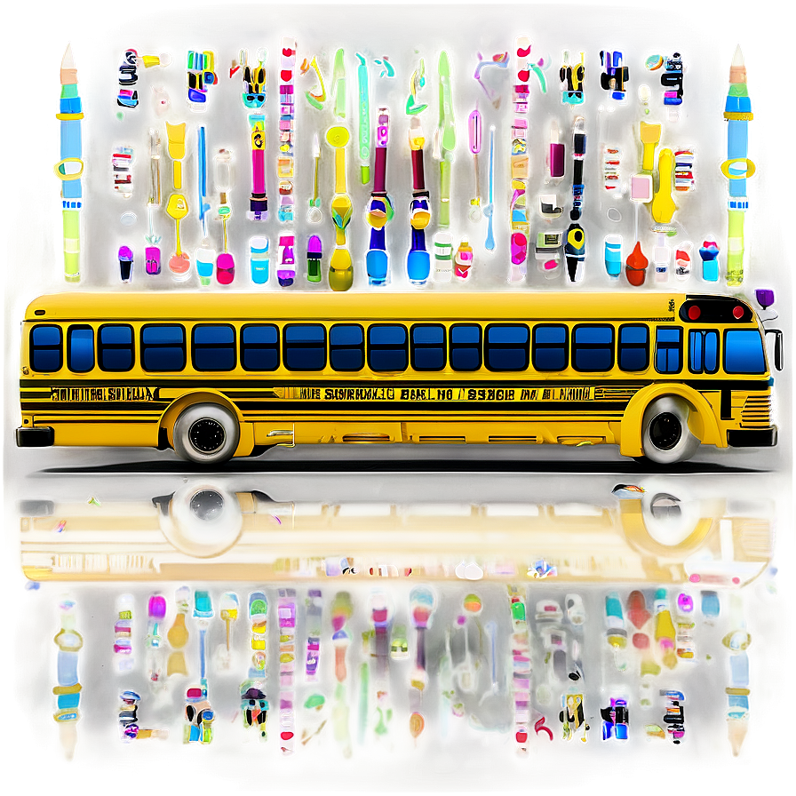 Modern School Bus Design Png 05242024 PNG Image