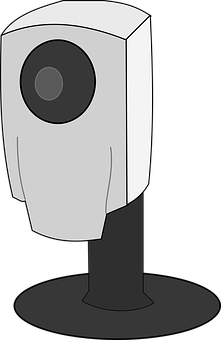 Modern Security Camera Illustration PNG Image