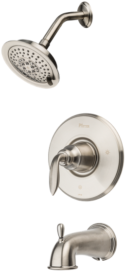 Modern Shower Faucet Set PNG Image