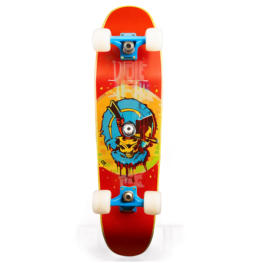 Modern Skateboard Art Png Hsl PNG Image