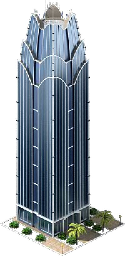 Modern Skyscraper Design PNG Image