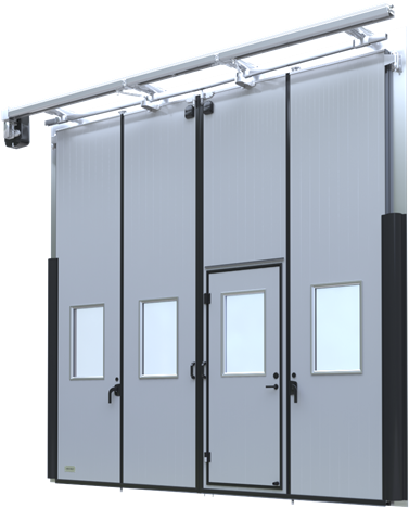 Modern Sliding Steel Doors PNG Image