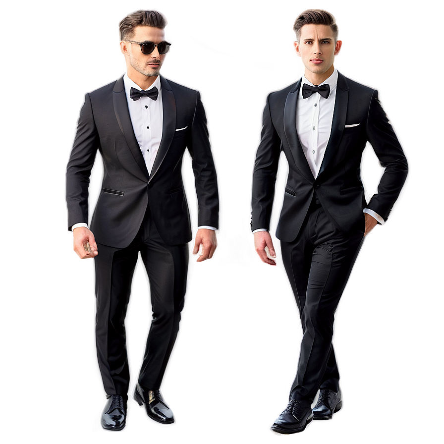 Modern Slim Fit Tuxedo Png Qya PNG Image