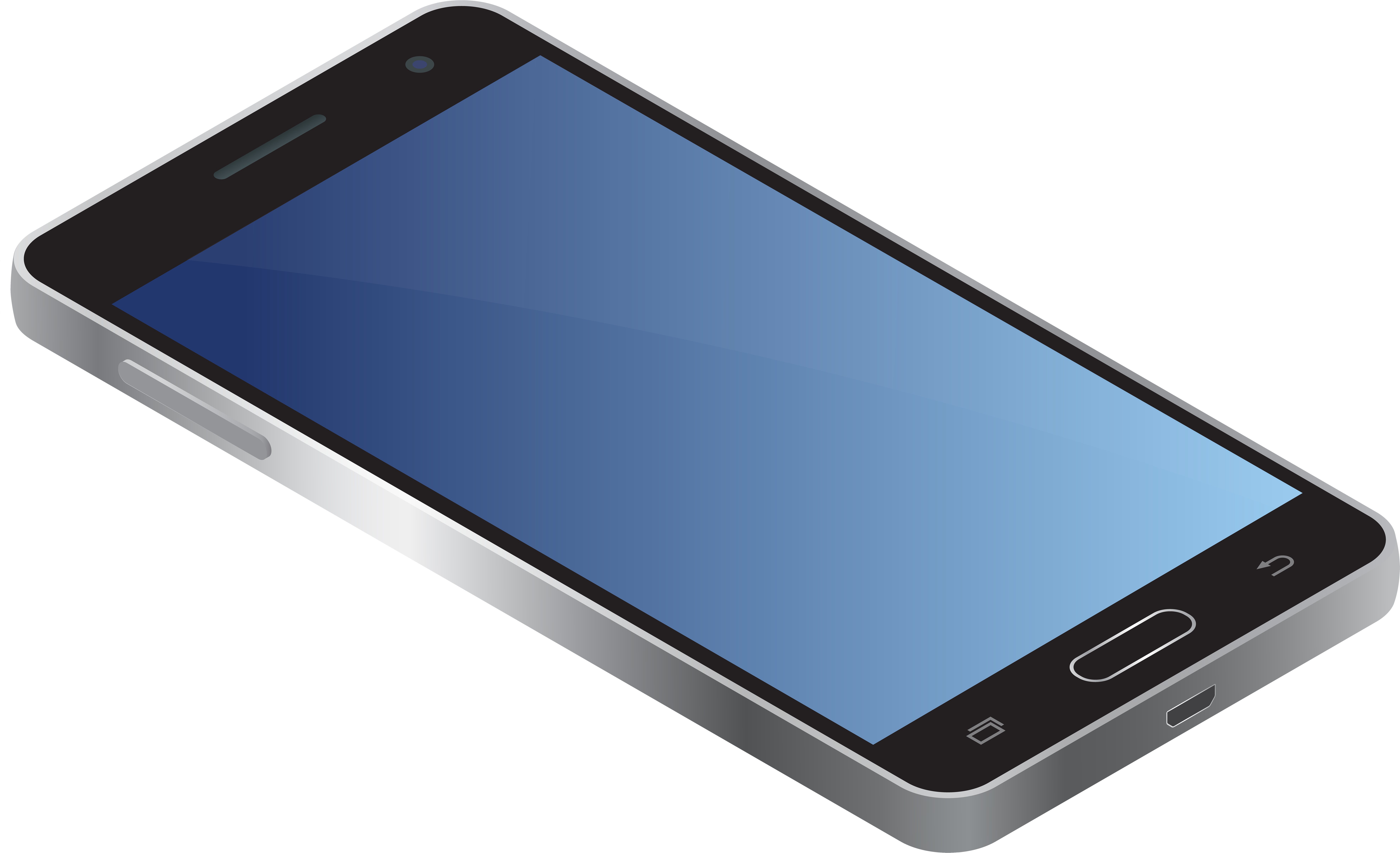 Modern Smartphone Isolated PNG Image