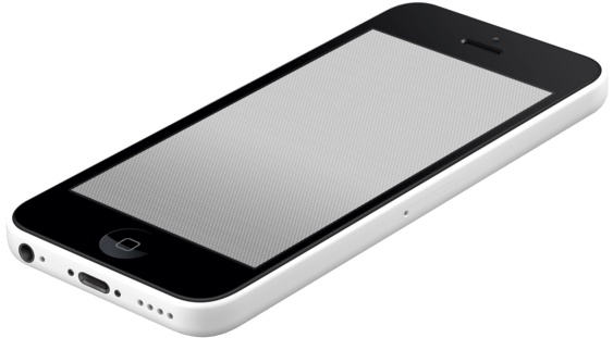 Modern Smartphoneon Gray Background PNG Image