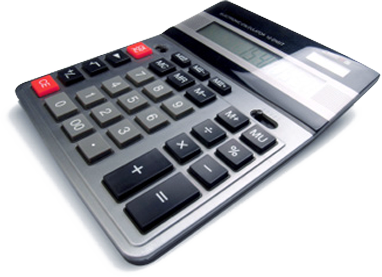 Modern Solar Calculator PNG Image