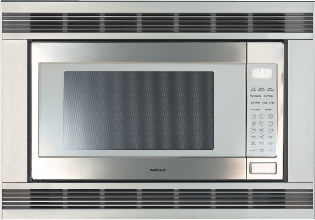 Modern Stainless Steel Microwave Oven PNG Image