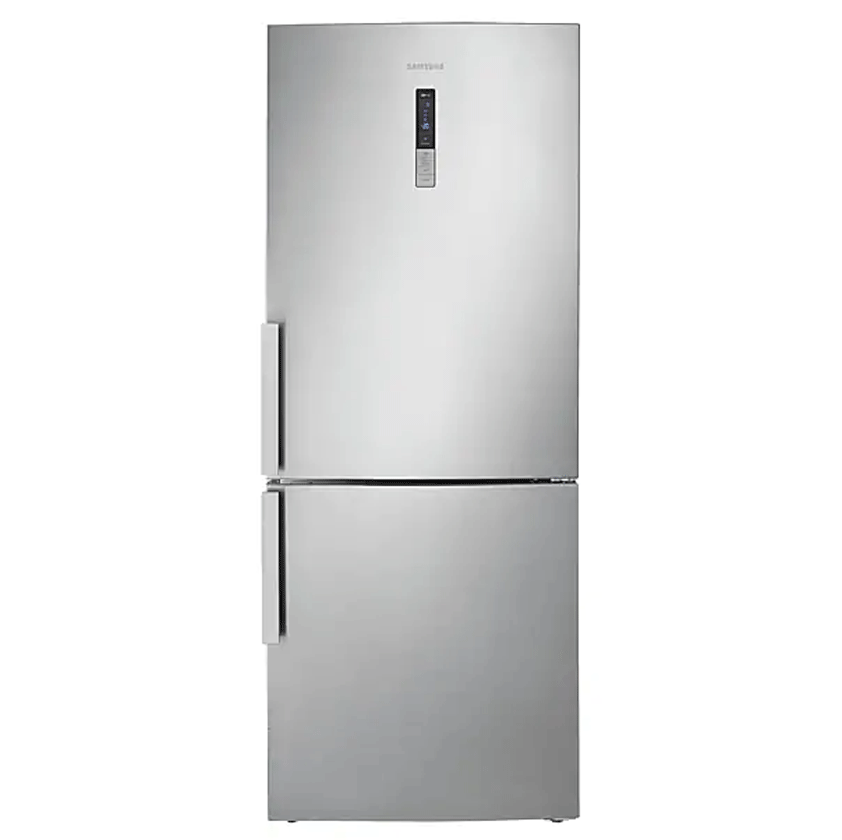 Modern Stainless Steel Refrigerator PNG Image