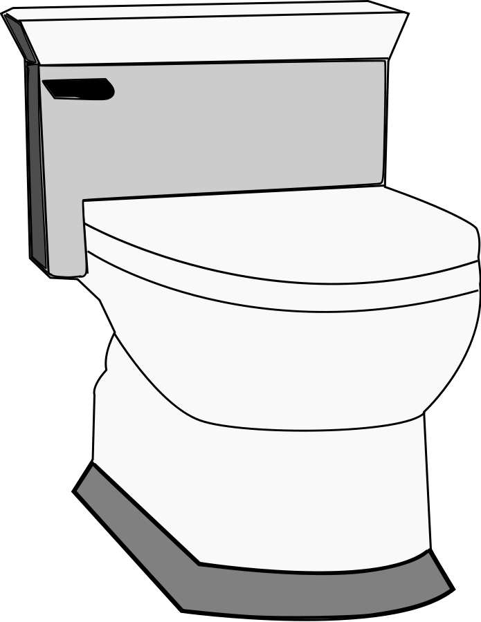 Modern Toilet Illustration PNG Image