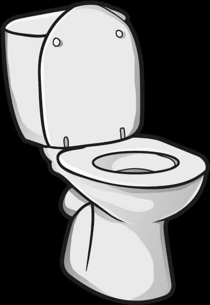 Modern Toilet Vector Illustration PNG Image