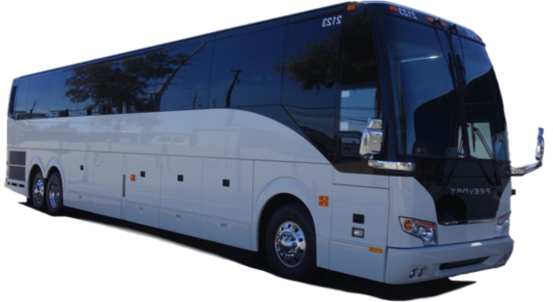 Modern Tour Coach Bus PNG Image