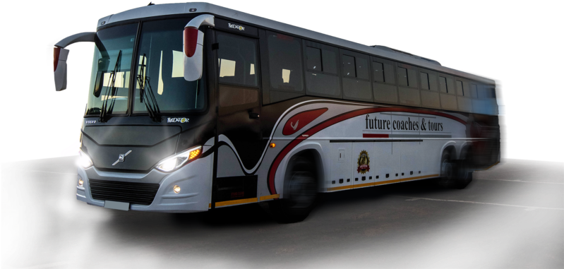 Modern Tour Coach Bus PNG Image