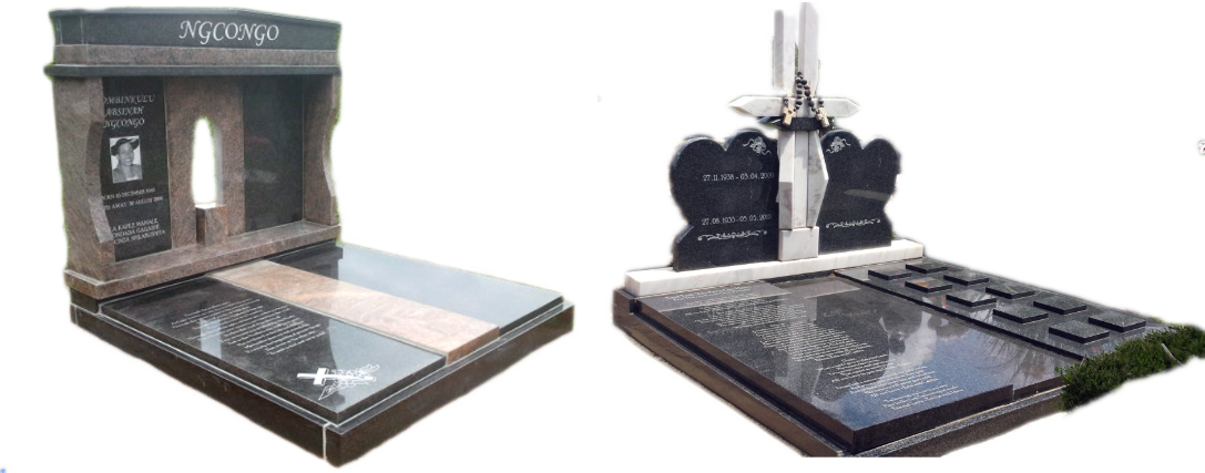 Modern Traditional Tombstone Designs PNG Image