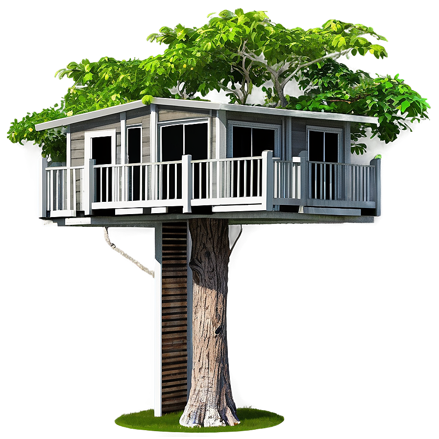 Modern Treehouse Structures Png Bal2 PNG Image