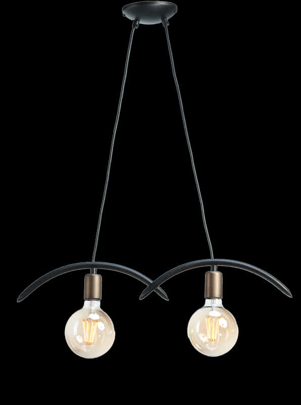 Modern Twin Pendant Chandelier.jpg PNG Image