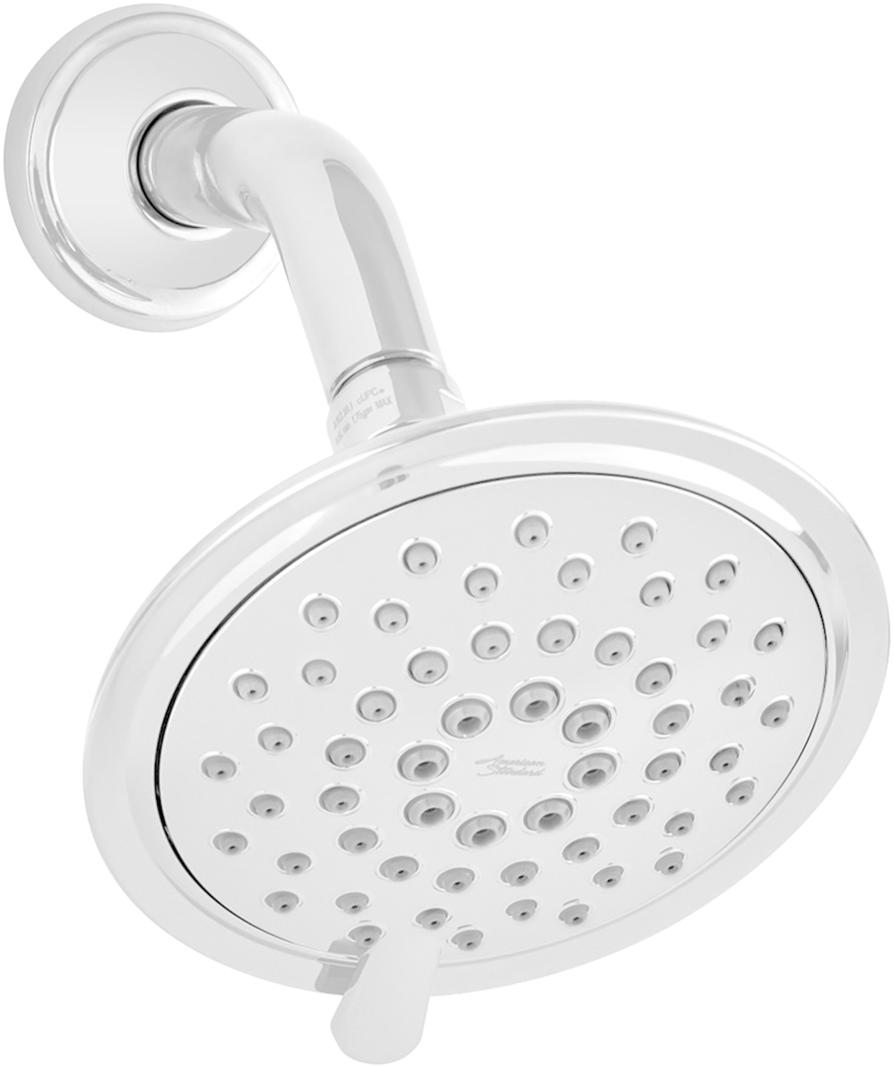 Modern Wall Mounted Shower Head PNG Image