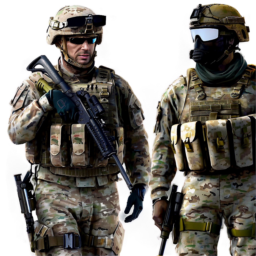 Modern Warfare Soldiers Png 79 PNG Image