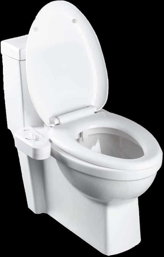 Modern White Ceramic Toilet PNG Image