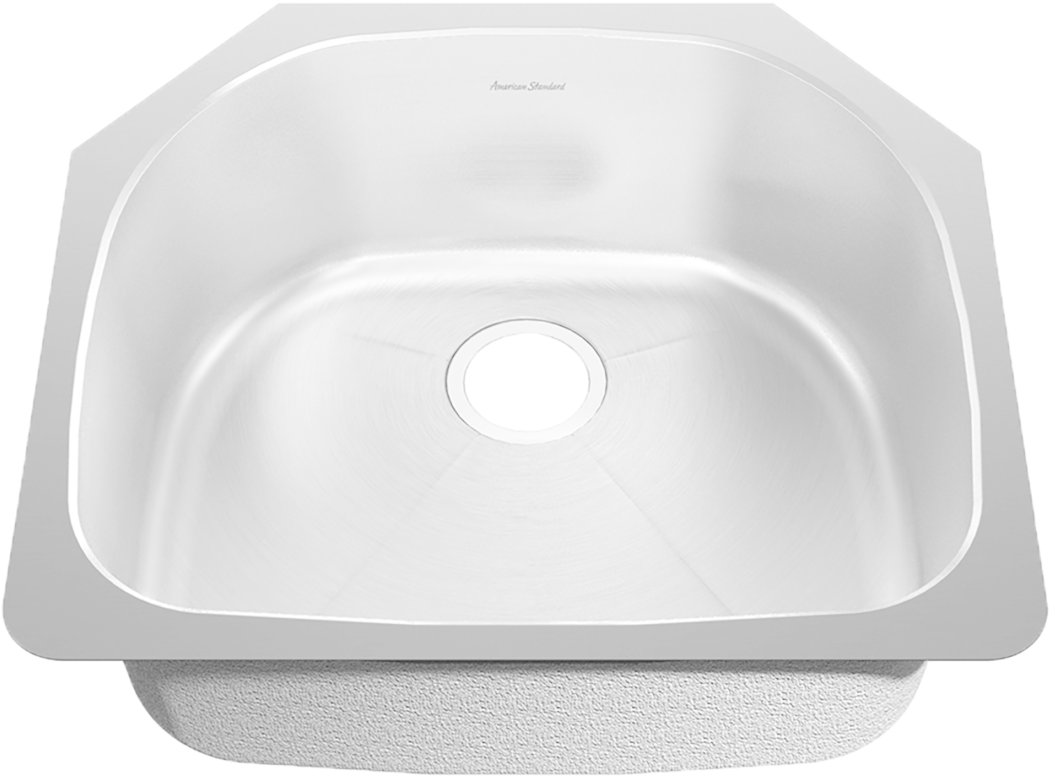 Modern White Corner Sink PNG Image