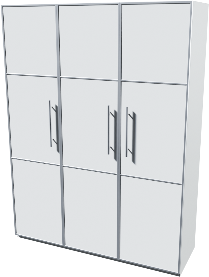 Modern White Cupboard Closet Design PNG Image