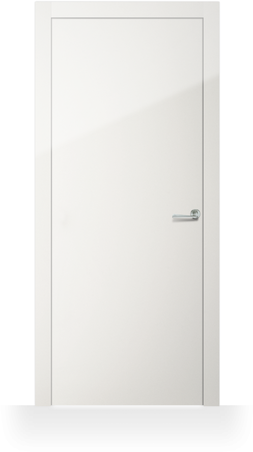 Modern White Door Design PNG Image