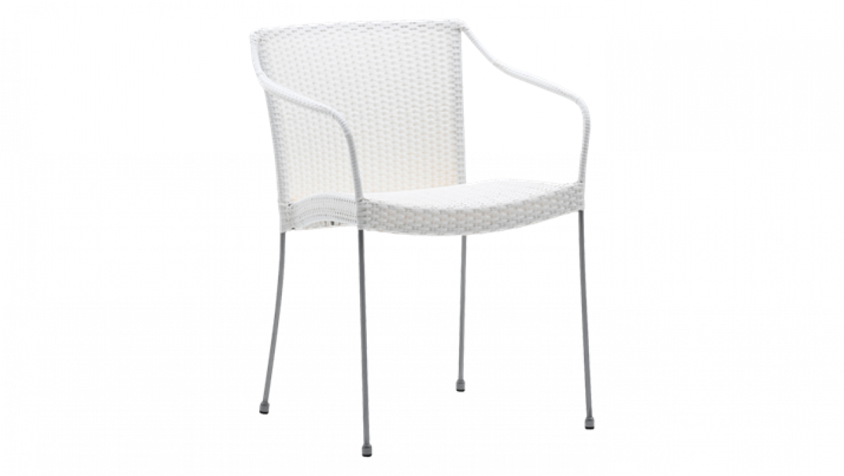 Modern White Mesh Office Chair PNG Image