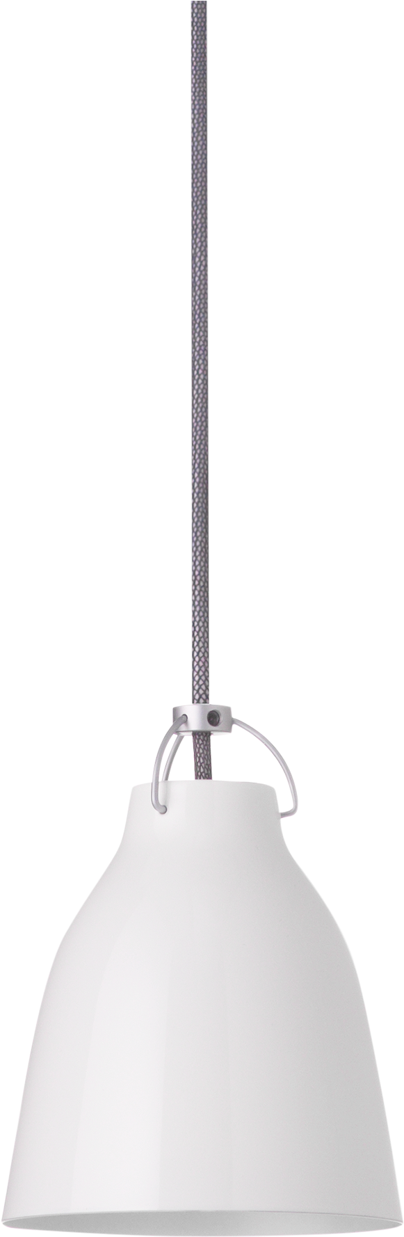 Modern White Pendant Light PNG Image