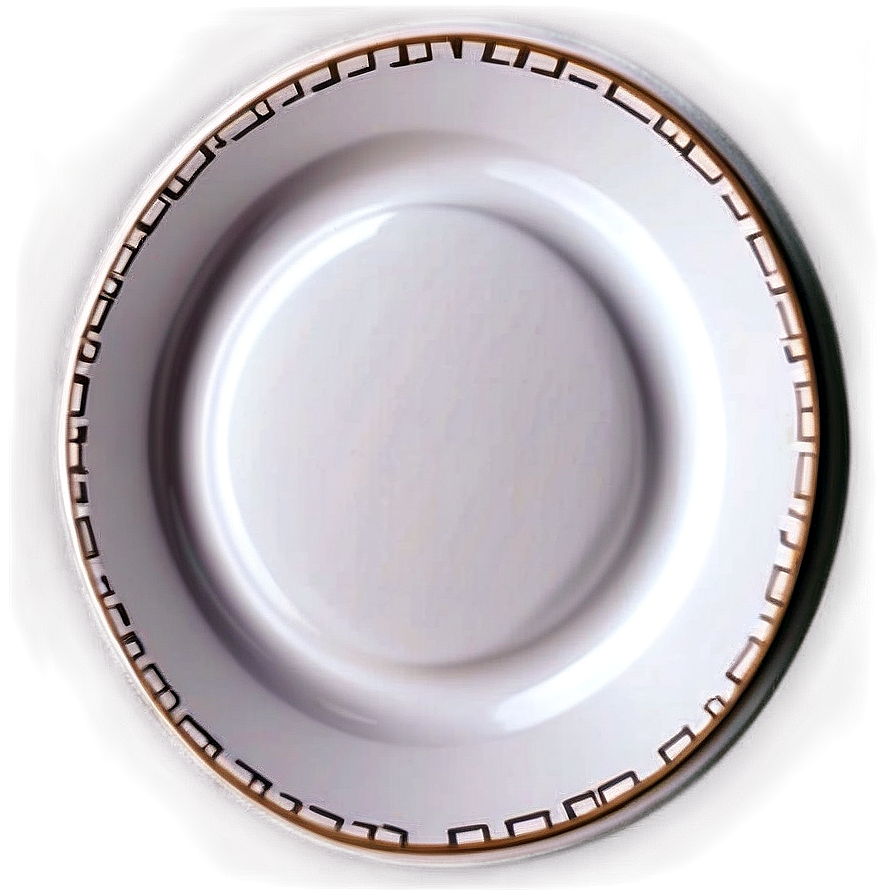 Modern White Plate Png 33 PNG Image